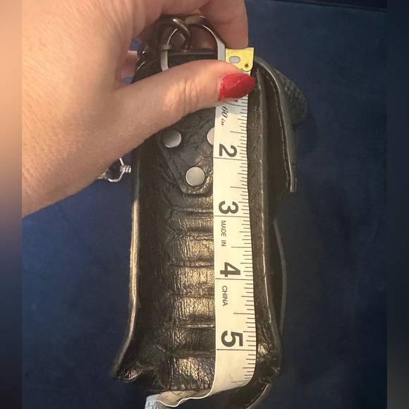 Proenza Schouler mini Carved Python PS1 crossbody bag black w gunmetal hardware - Picture 8 of 16